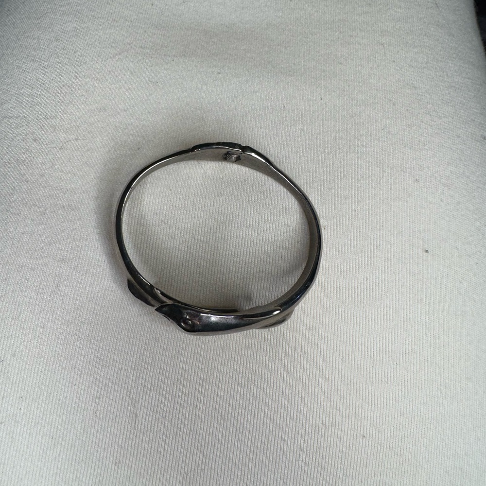 Dolphin Silver Bracelet Adjustable - image 7